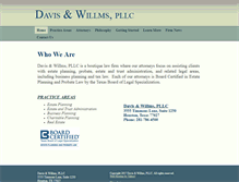 Tablet Screenshot of daviswillms.com